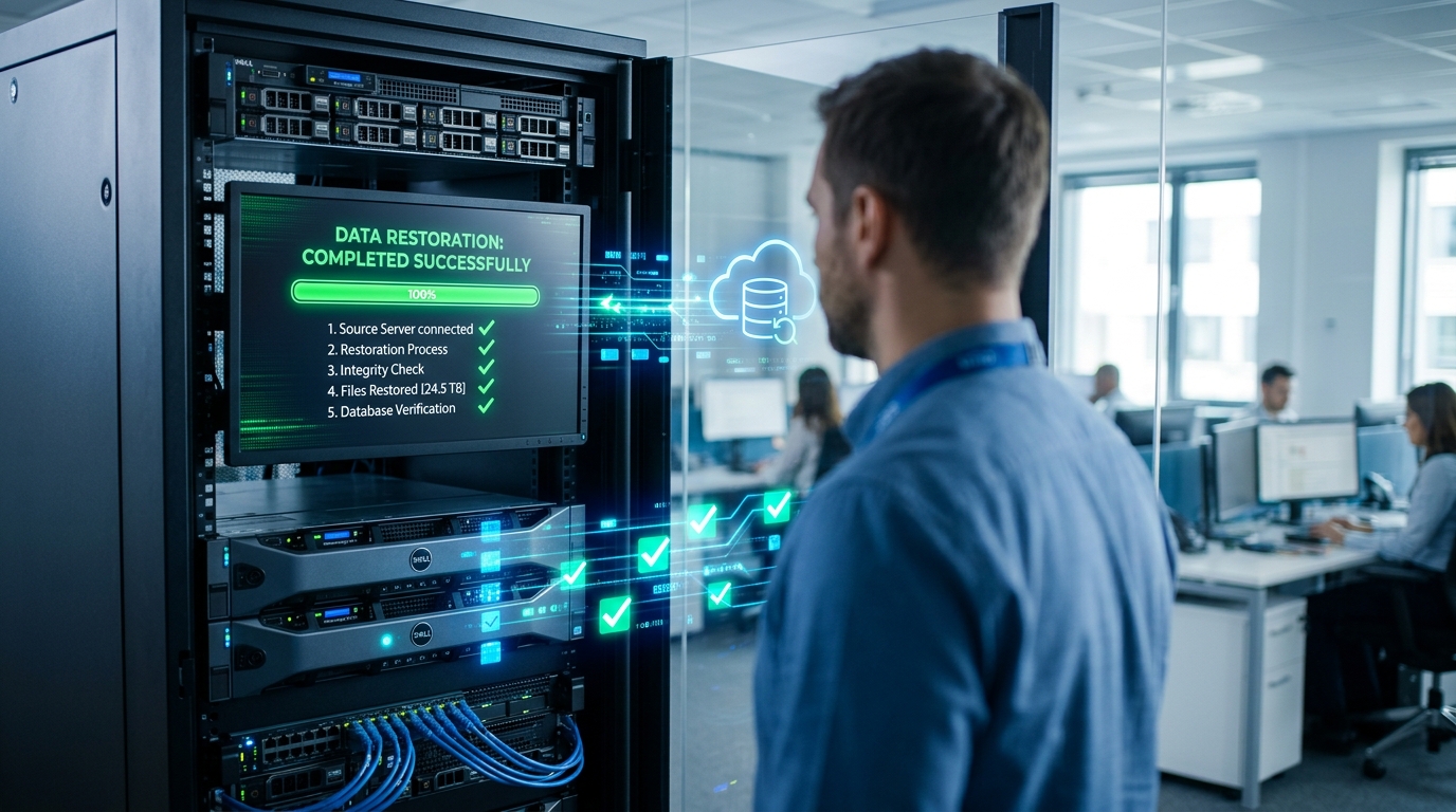 Test di ripristino backup: l'unico modo per sapere se i tuoi dati sono al sicuro