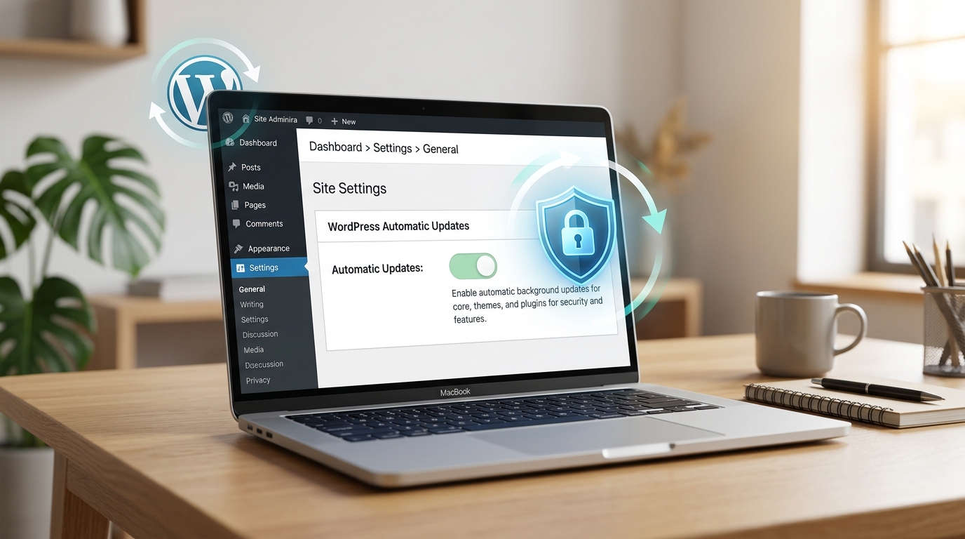 WordPress: aggiornamenti automatici, quando usarli e quando evitarli