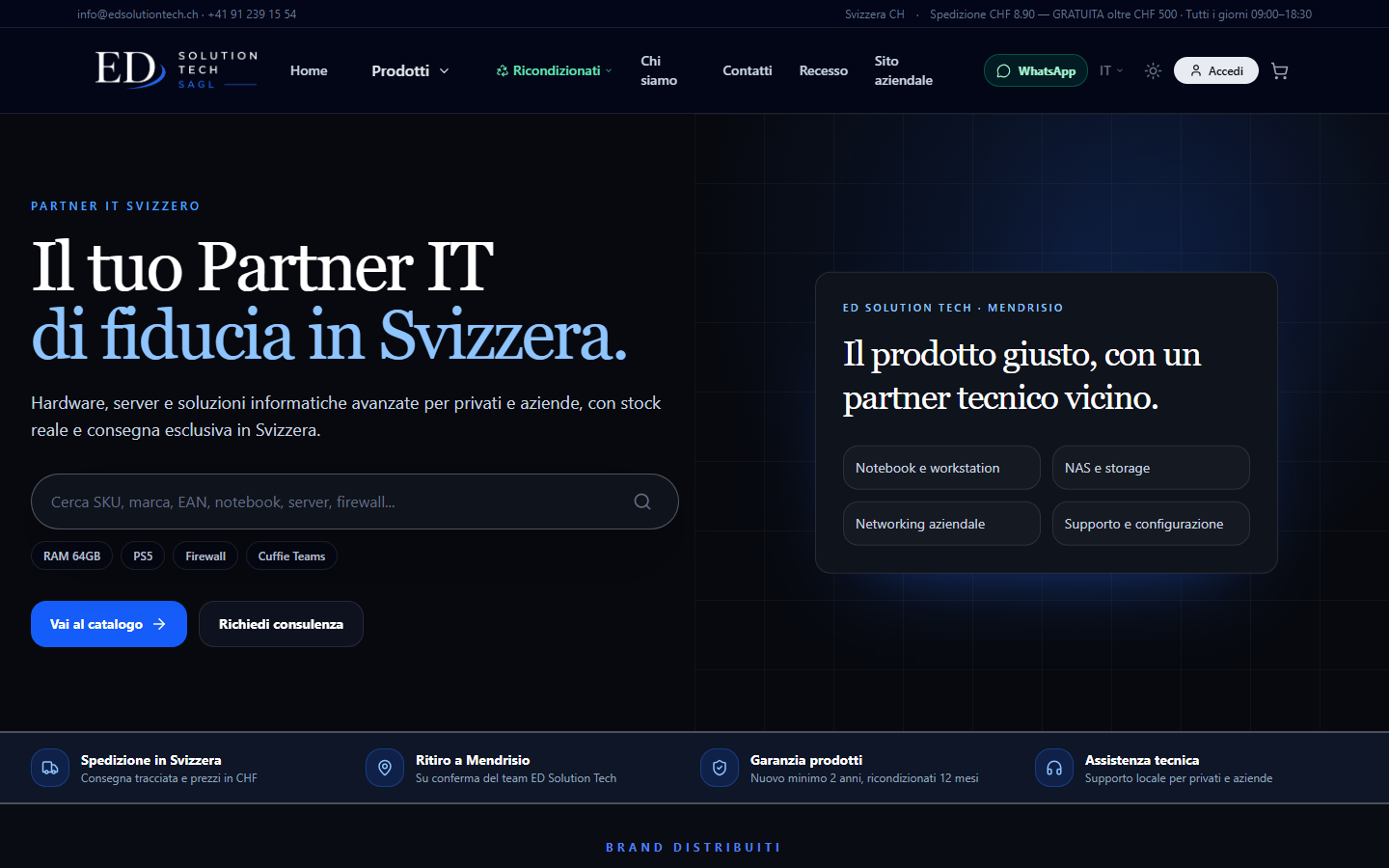 ED Shop — E-commerce ED Solution Tech